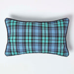 Tartan Check Cotton Cushion Cover | 30cm x 50cm | Blackwatch