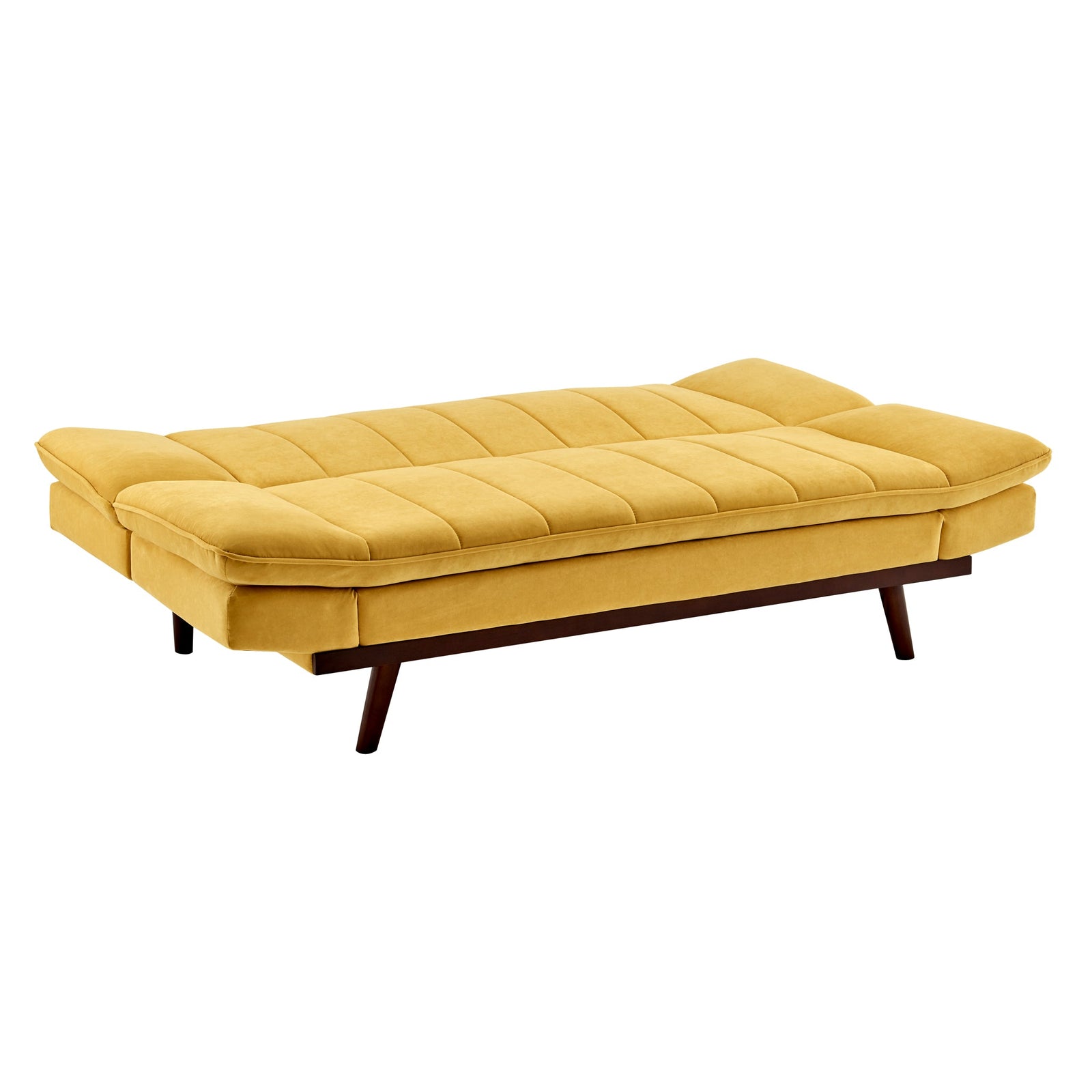 Scandinavian Click Clack Sofa Bed - Double | Yellow