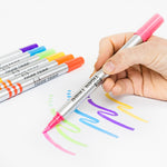 Dual-tip Paint Pen Set - 8 Pcs Double Ended Painting Pen