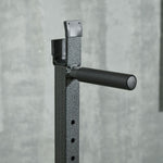 Heavy-duty Squat Rack Adjustable Weight Barbell Stand | Black