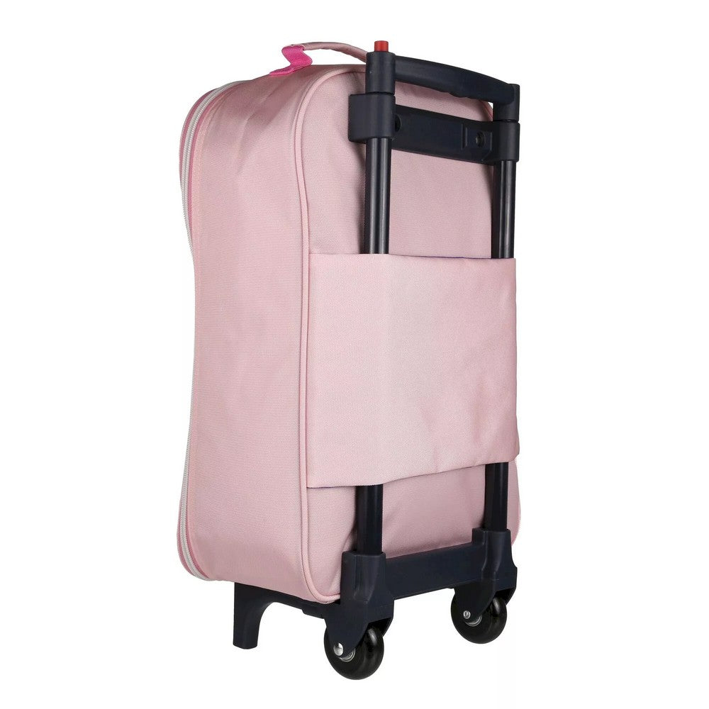 Childrens/kids Peppa Pig 2 Wheeled Suitcase | One Size | Pink