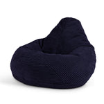 Kids Dalton Cord Bean Bag Chair | Navy Blue