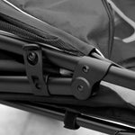 Foldable Dog Carriage W/ Universal Wheels, Shock Absorber | Black