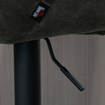 Adjustable Bar Chairs 360° Swivel Kitchen | Dark Gray