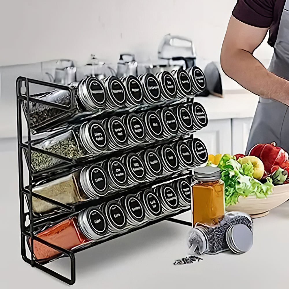 Metal Spice Rack Organizer 4-tier