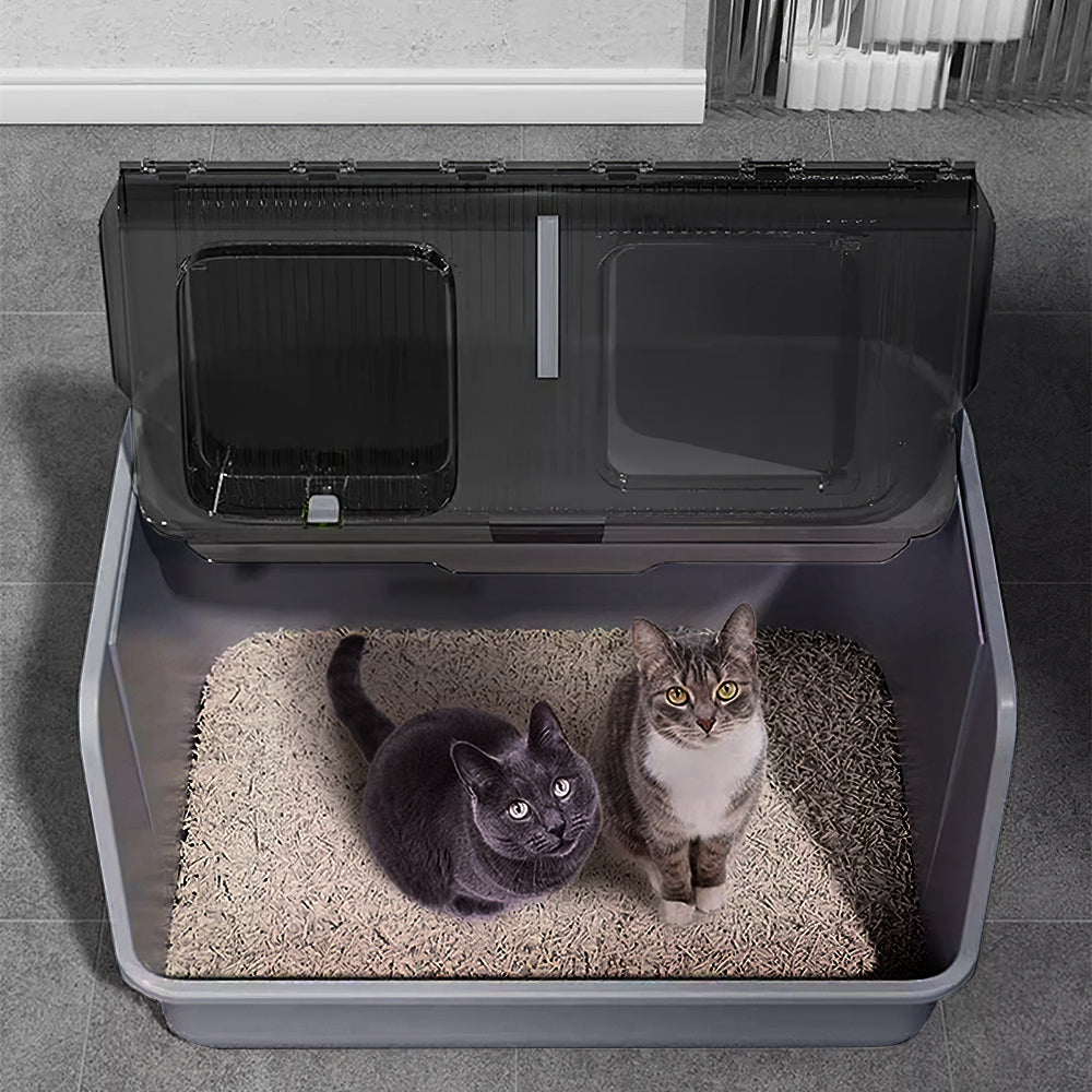 Large Hooded Cat Litter Box