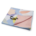 Abstract Floral Microfibre Beach Towel | One Size | Blue