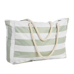 Polyester Large Capacity Tote Bag Beach Bag | Light Green