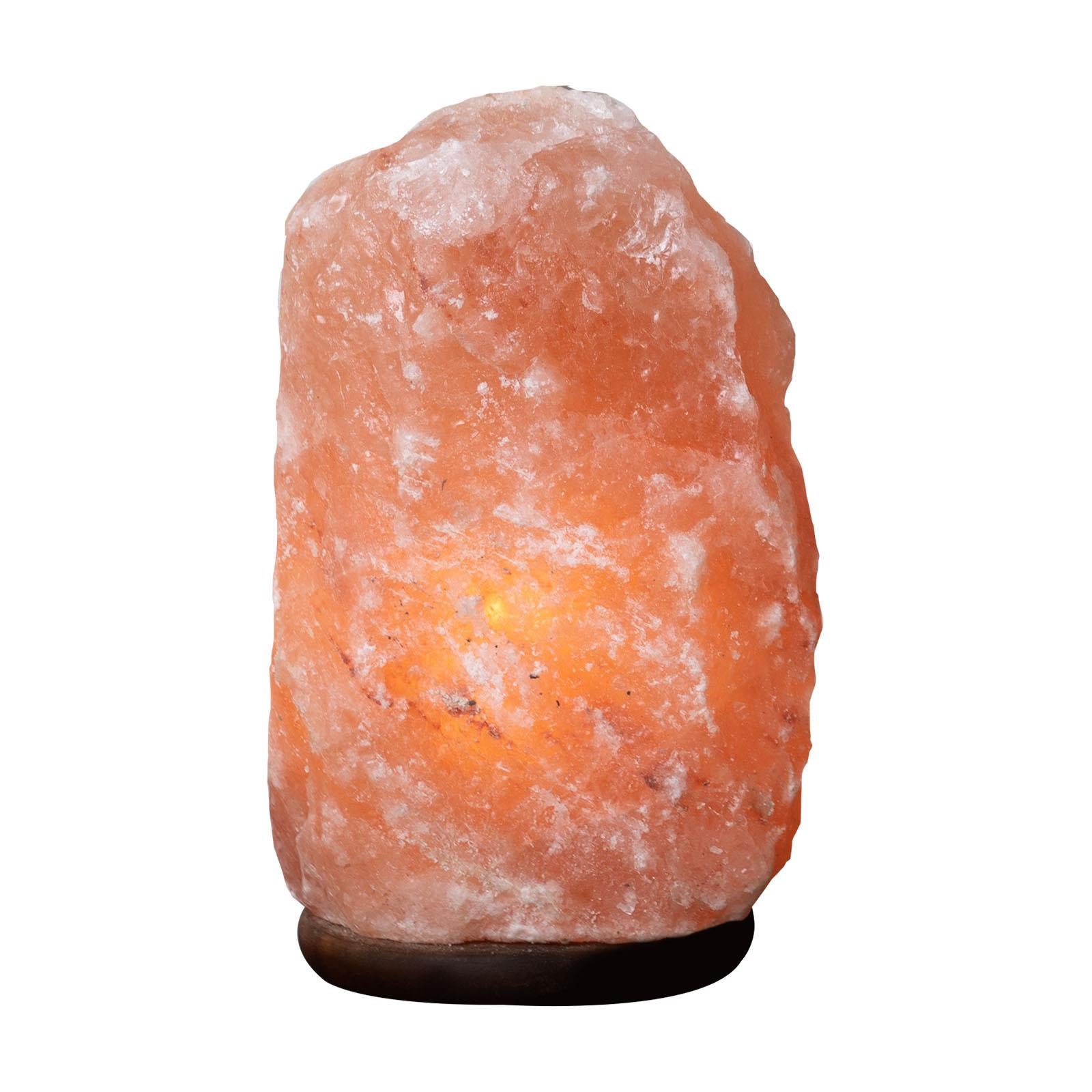 Himalayan Crystal Handcrafted Salt Lamp Wooden Base, Extra Large