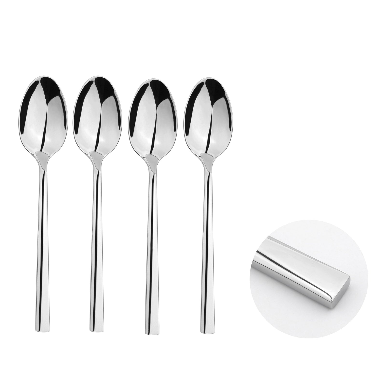 Cutlery Sets Stainless Steel 18/8 Spoon 4pc Set Catering Flat