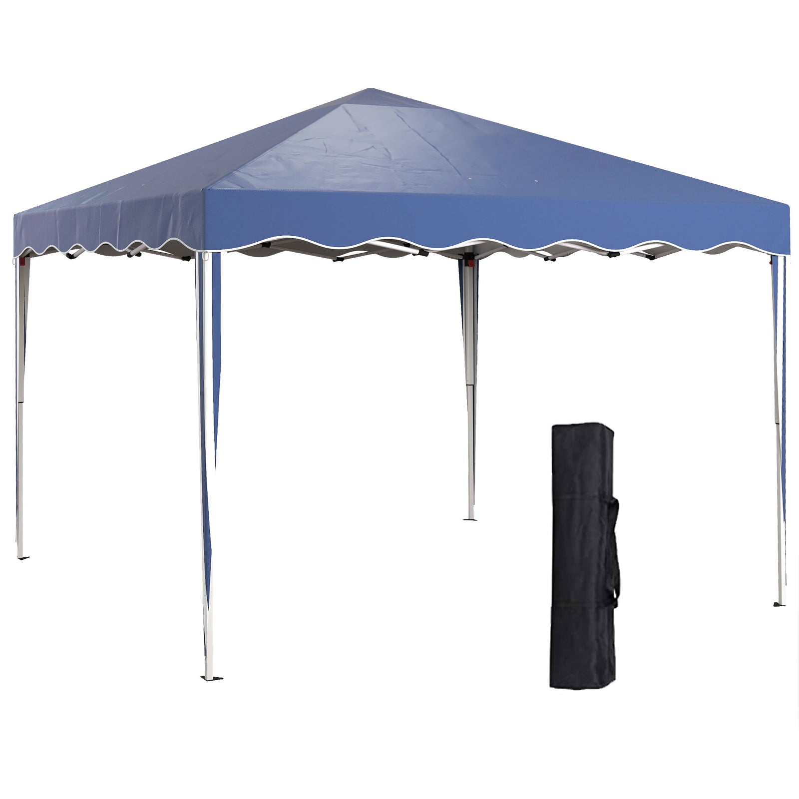 3x3(m) Pop Up Gazebo Marquee Tent For Garden W/ Carry Bag | Blue