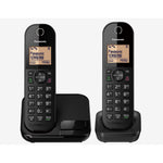 Kx-tgc412eb Digital Cordless Phone With Twin Handsets | Black
