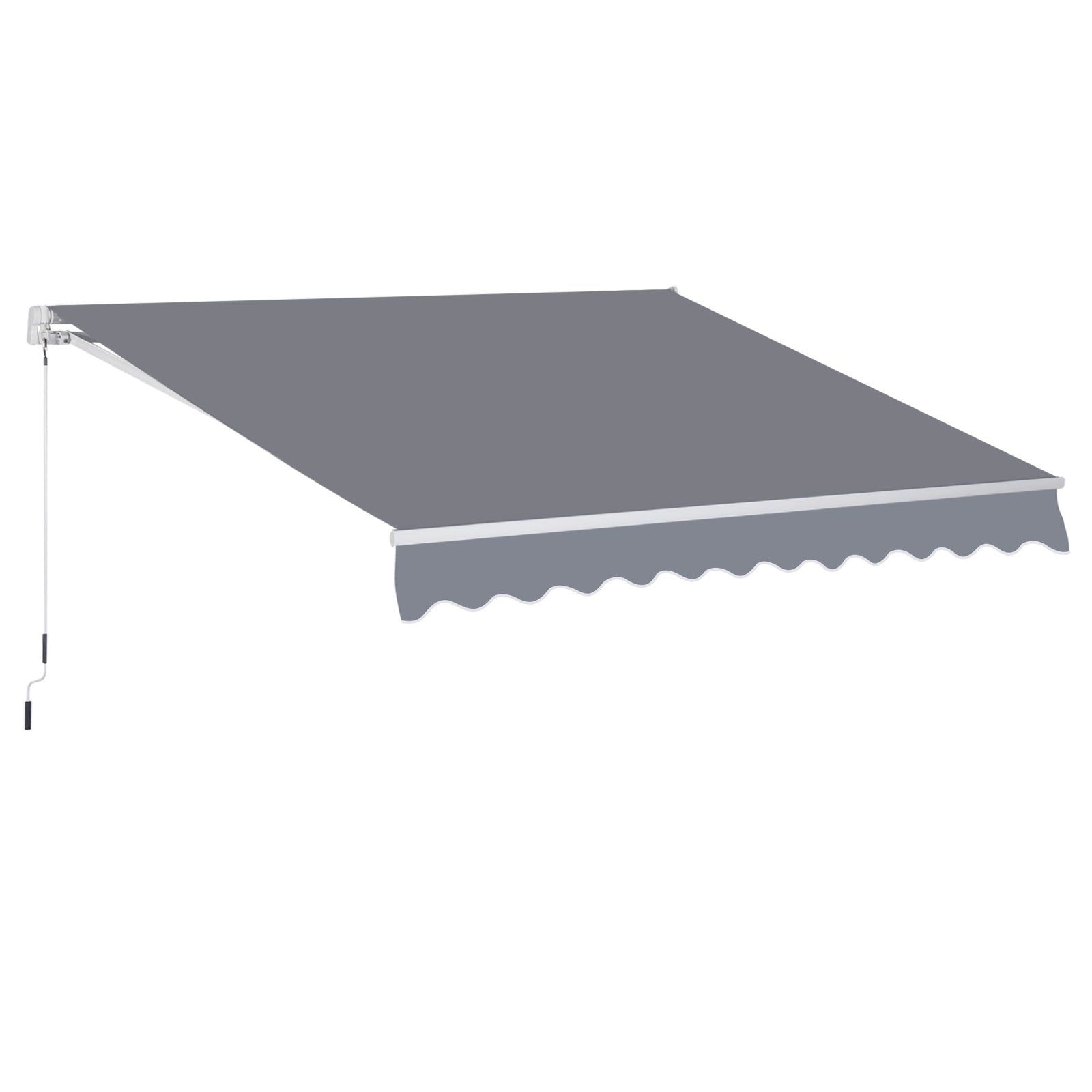 3x2.5m Manual Patio Awning, Crank Handle