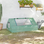 Mini Greenhouse With Zipped Windows 180x140x80cm