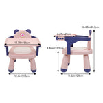 Lightweight Portable Baby Highchair With Tray | Pink