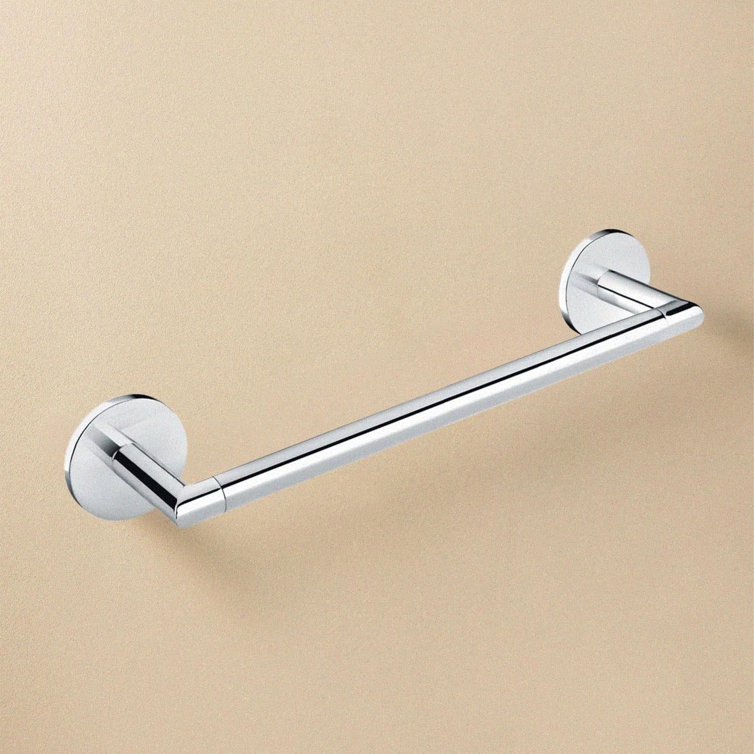 Towel Rail, Self-adhesive, Polished Chrome, 30,5 Cm. Collection Duo Round