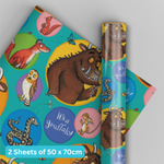 2 Sheets & 2 Tags Wrapping Paper