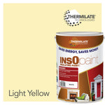Insopaint Exterior Masonry Paint - Heat Reflecting, Insulating & Weatherproof Exterior Wall Protection | 5l | Light Yellow