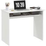 Writing Computer Desk Workstation Pb Home Office Table | Antique White