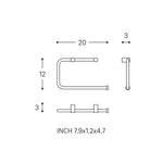 Towel Ring, Matt Stainless Steel, Wall-mounted, Collection Logic
