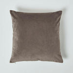 Floral Butterfly Garden Velvet Filled Cushion | 45cm x 45cm | Pink & Grey