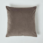 Floral Butterfly Garden Velvet Filled Cushion | 45cm x 45cm | Pink & Grey