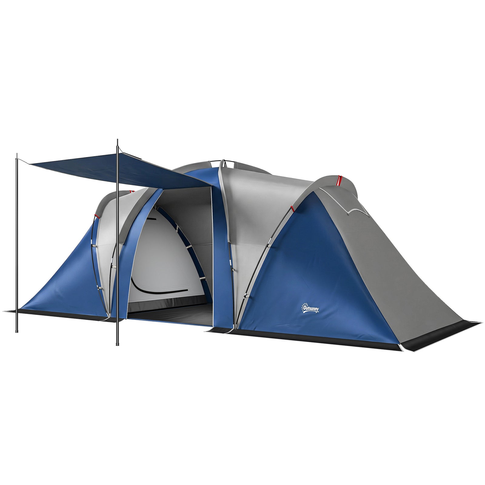 Family Camping Tent 3000mm Waterproof 8-12 Person | Blue