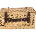 Wicker Buff 40cm Picnic Basket | Brown