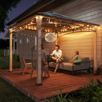 3x3m Hardtop Gazebo With Galvanised Metal Roof