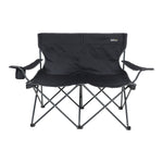 Isla Logo Travel 2 Person Camping Chair | One Size | Black