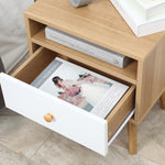 Bedside Table Modern Nightstand Bedside Cabinet W/ Drawer