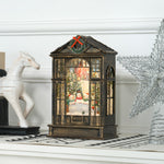 Christmas Snow Globe Lantern With Lights