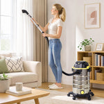 HOMCOM 1400w Vacuum Cleaner With Blowing Mode, Yellow