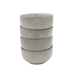 Set Of 4 Nordic Stoneware Dipping Bowls | Set of 4 | Grey