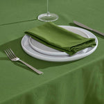 Plain Cotton Fabric 4 Napkins Set | 45cm x 45cm | Dark Olive