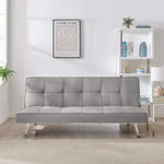 Click Clack Linen Blend Sofa Bed - 3 Seater | Grey