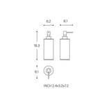 Soap Dispense, 240ml Capacity, Copper, Architect S+ Collection