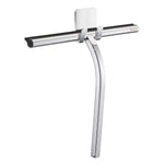 Chromed Stainless Steel Squeegee With Self Adhesive Hook | Chromed Stainless Steel