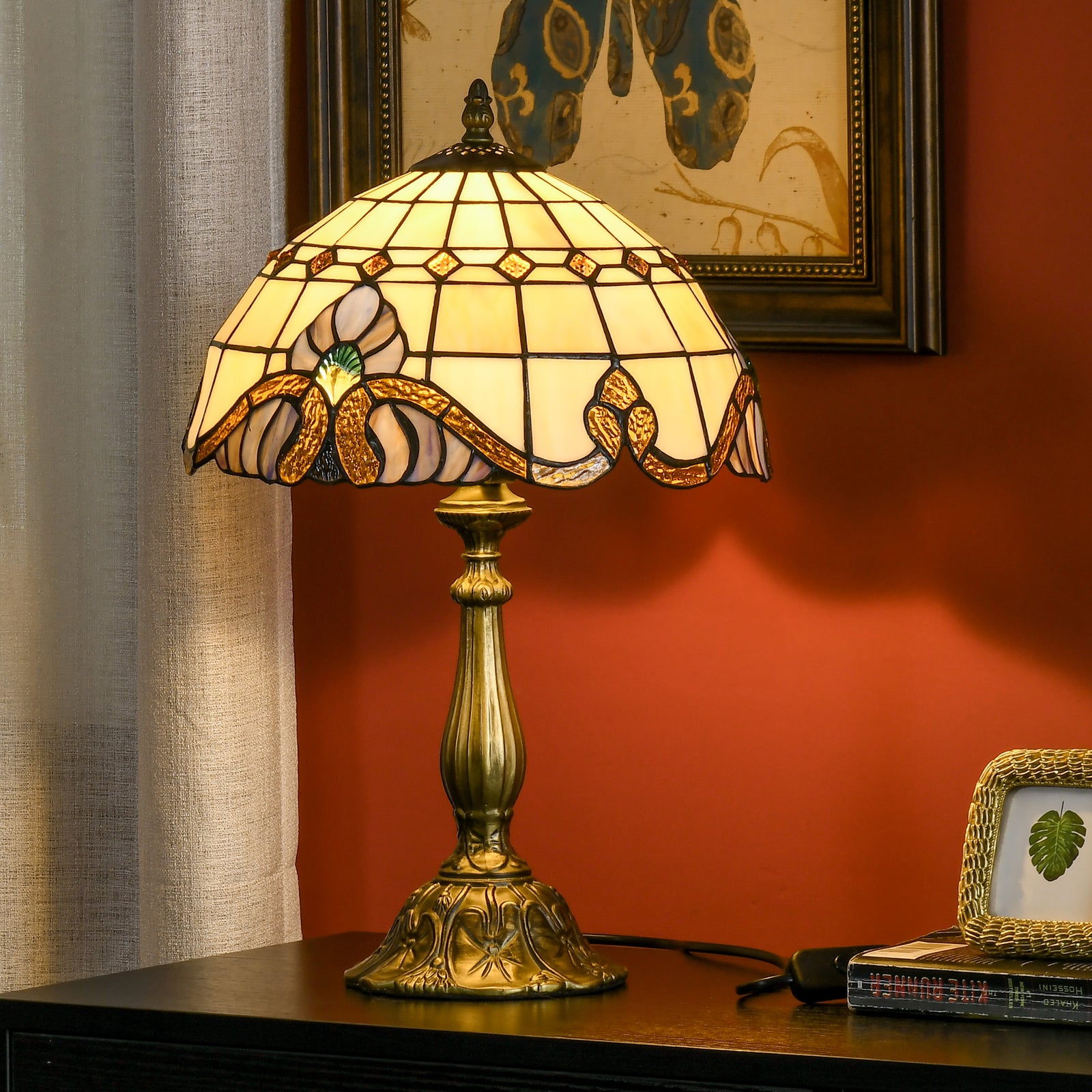 Decorative Table Lamp, For Bedroom Bulb Not Included