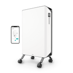 Duux Edge Oil 2000w Oil Filled Radiator, Fan Assisted Boost - White