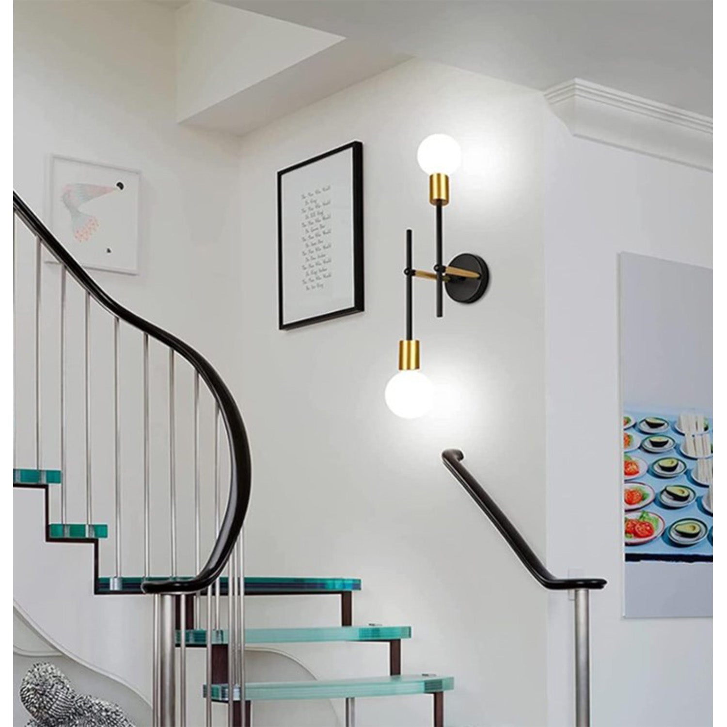 Bath Plus TB+ Modern Industrial Dome Flush Mount Ceiling Light