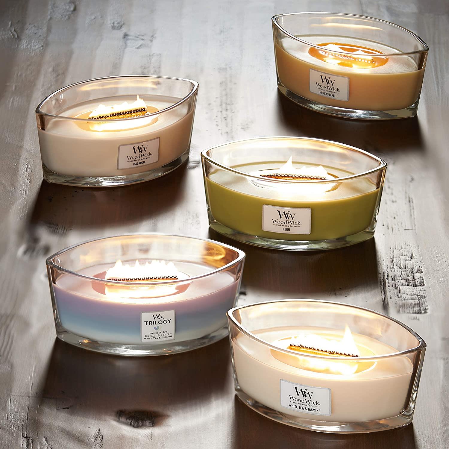 Ellipse Calming Retreat Scented Candle Trilogy With Crackling Wick