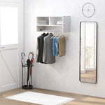 Wall Mounted Storage Hat Rack Hanging Coat Organizer Hanger