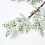 Artificial Snowy Christmas Pine Stem, 27 Cm