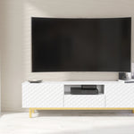 Diamond Luxe Tv Unit 180cm - Deco | White