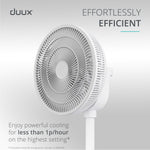 Whisper 3 Standing Fan With Remote Control | White