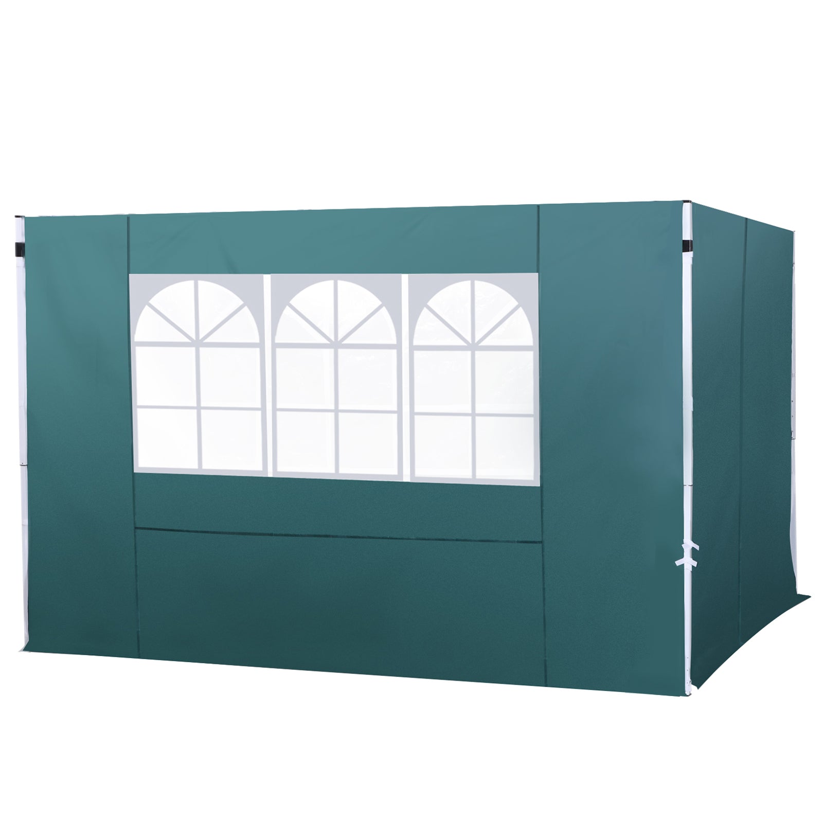 Gazebo Replacement Exchangeable Side Wall Panels W/ Window | Green