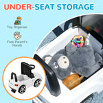 Bentley Licensed Ride On Car, Foot To Floor W/ Music Horn | White