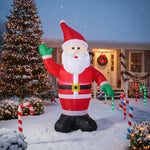 2.4m H Christmas Inflatable Outdoor Decorations With Led Lights