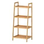 Bathroom Storage Shelves 4 Tier Rack Corner Bathroom Kitchen Bamboo